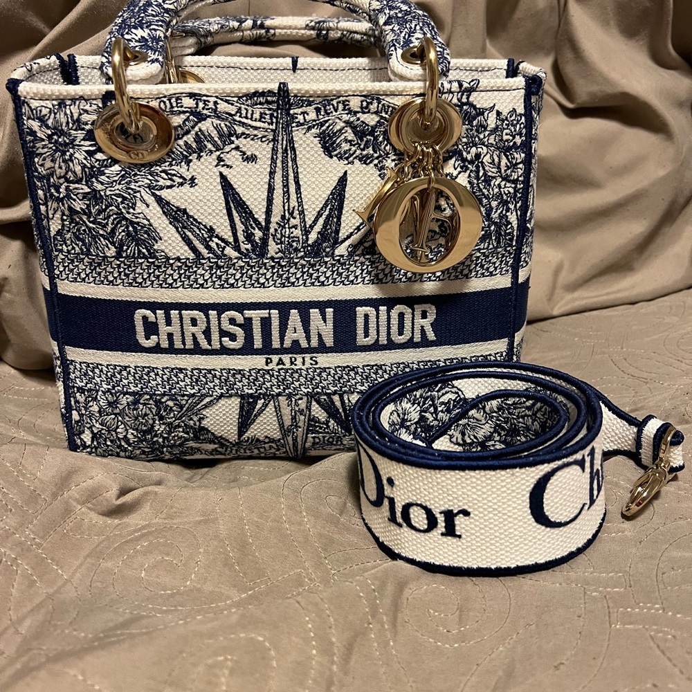 Lady Dior Medium D-Lite bag